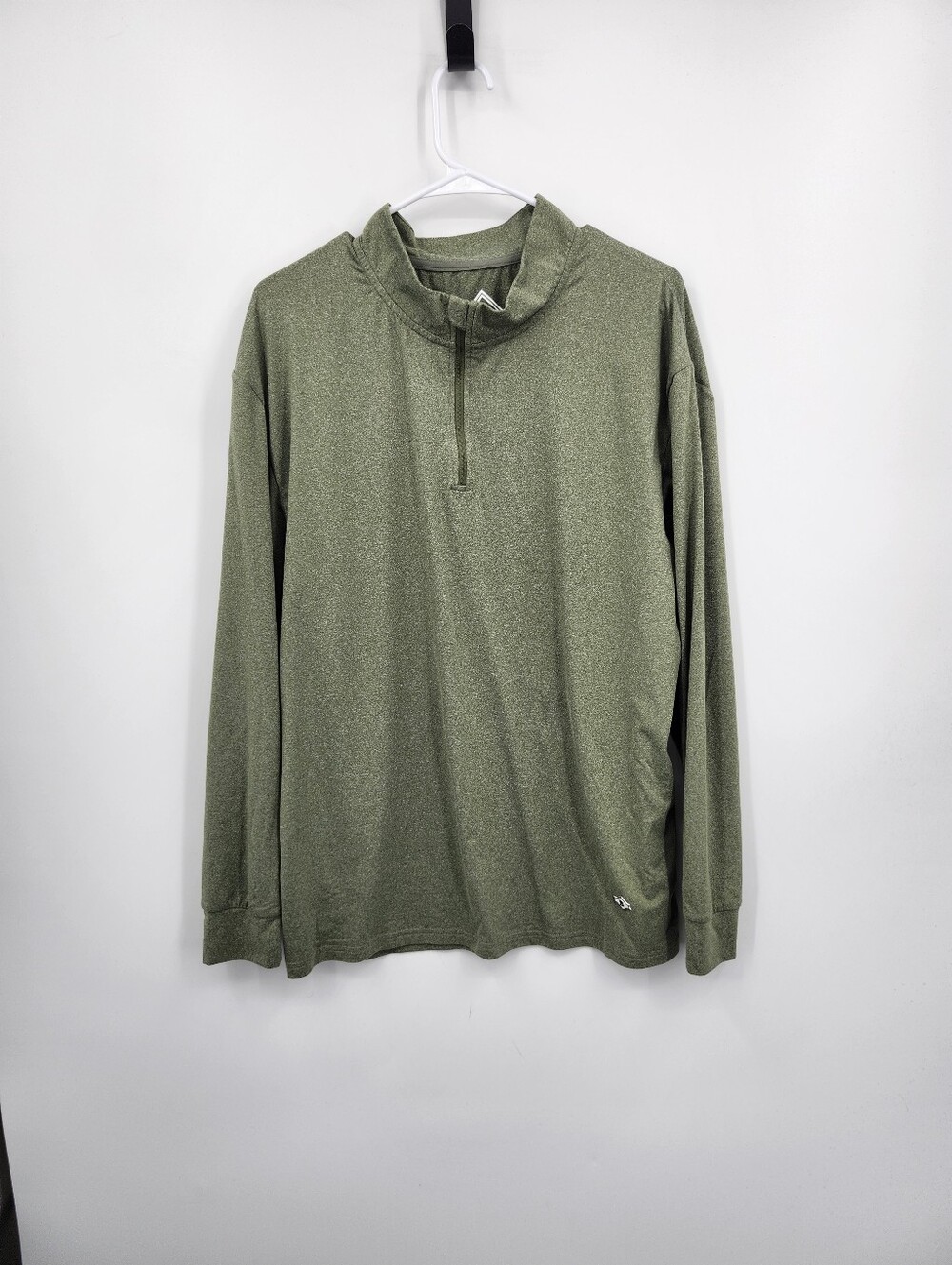 The Burlebo Performance Quarter Zip Green Sz L